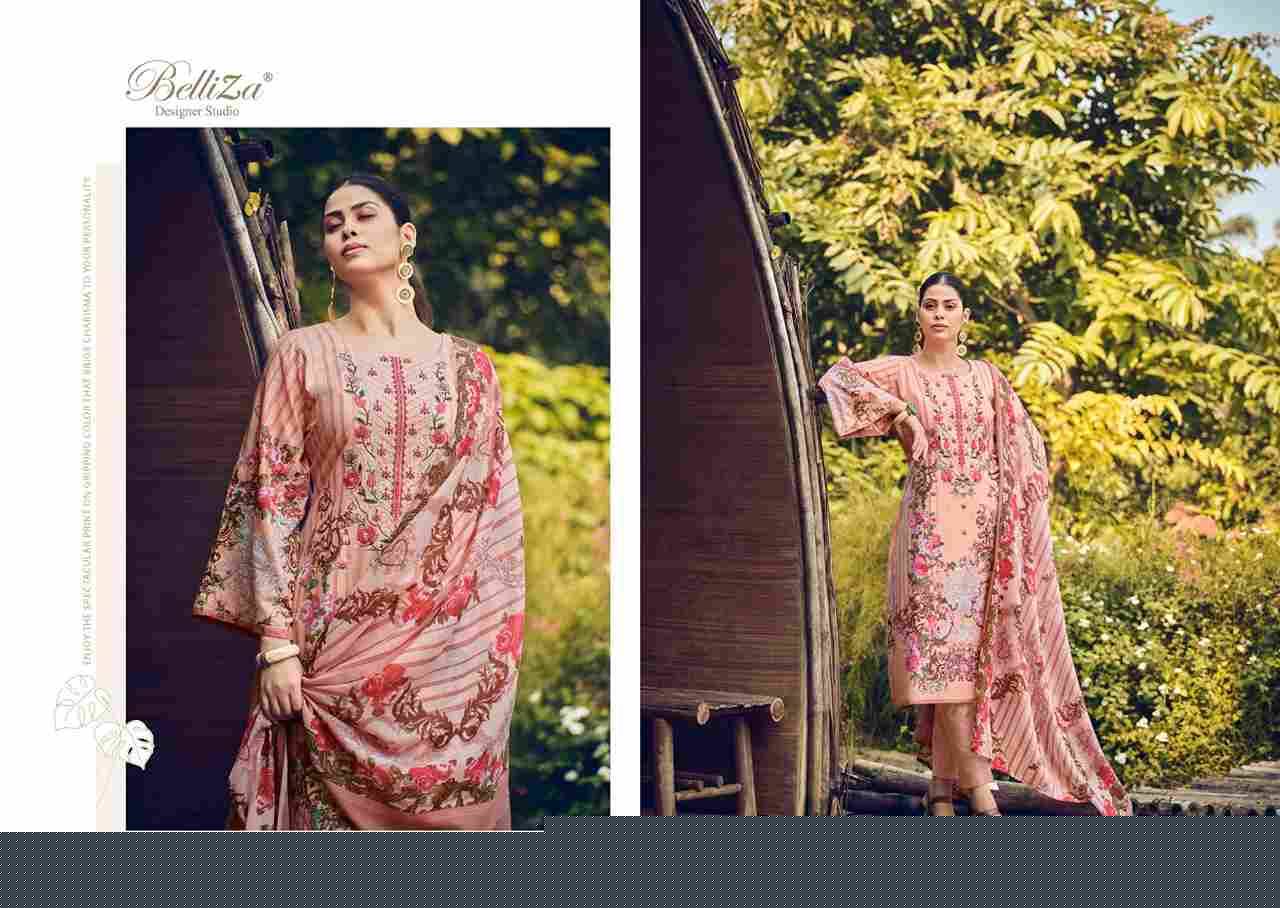 Naira Vol-20 By Belliza 843-001 To 843-010 Series Beautiful Festive Suits Colorful Stylish Fancy Casual Wear & Ethnic Wear Pure Cotton Digital Print Dresses At Wholesale Price