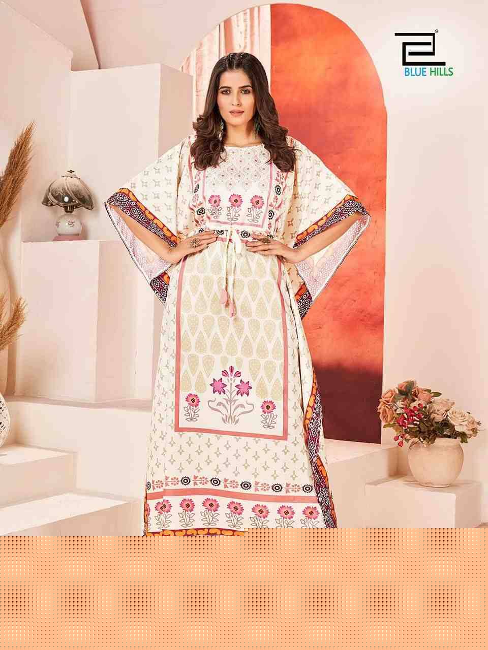 Stare Vol-25 By Blue Hills 25001 To 25004 Series Designer Stylish Fancy Colorful Beautiful Party Wear & Ethnic Wear Collection Heavy Crepe Print Kaftan At Wholesale Price