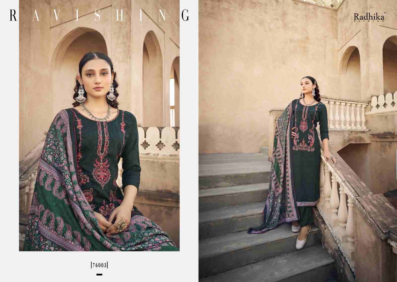 Kashmiri Shawl Vol-2 By Radhika Fashion 76001 To 76006 Series Beautiful Festive Suits Stylish Fancy Colorful Casual Wear & Ethnic Wear Pure Pashmina Digital Print Dresses At Wholesale Price