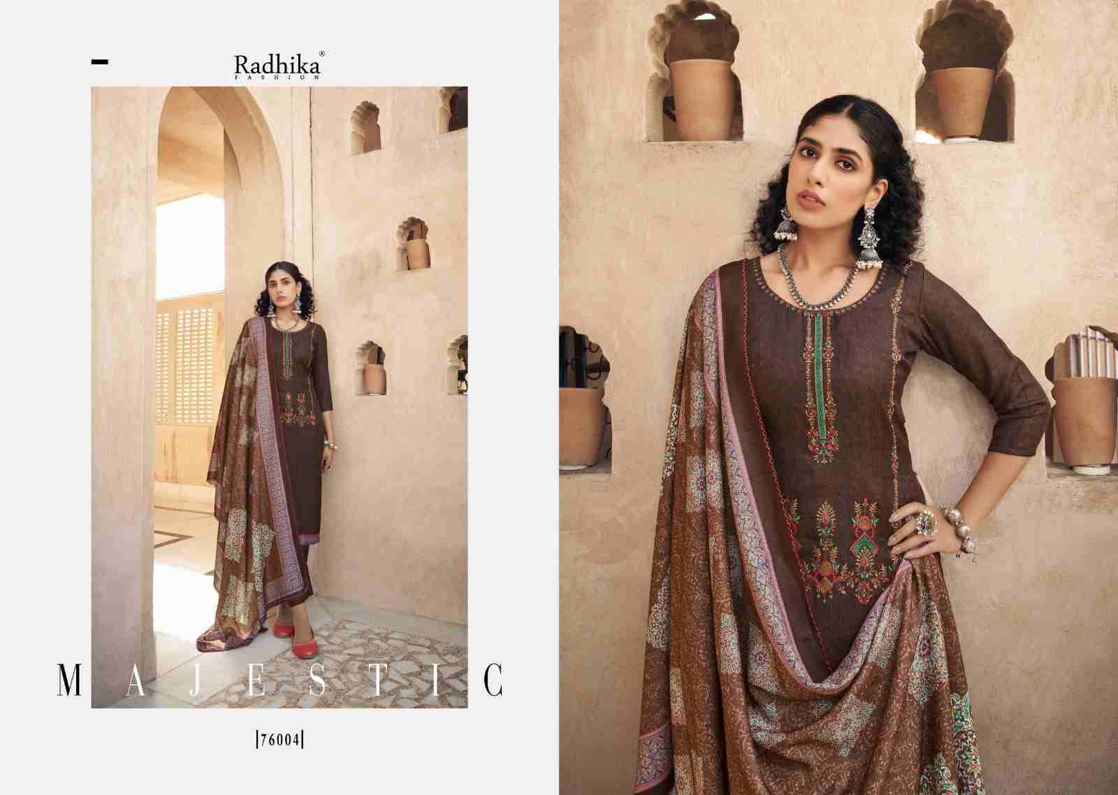 Kashmiri Shawl Vol-2 By Radhika Fashion 76001 To 76006 Series Beautiful Festive Suits Stylish Fancy Colorful Casual Wear & Ethnic Wear Pure Pashmina Digital Print Dresses At Wholesale Price