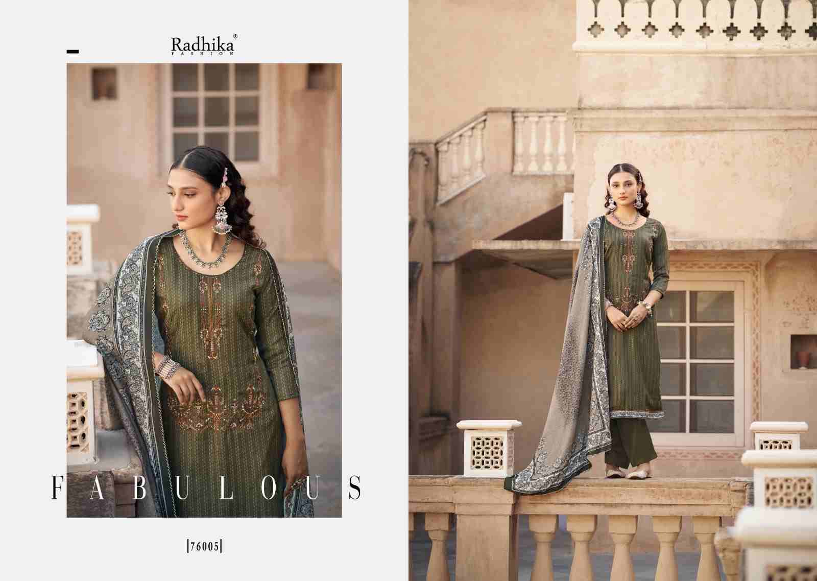 Kashmiri Shawl Vol-2 By Radhika Fashion 76001 To 76006 Series Beautiful Festive Suits Stylish Fancy Colorful Casual Wear & Ethnic Wear Pure Pashmina Digital Print Dresses At Wholesale Price