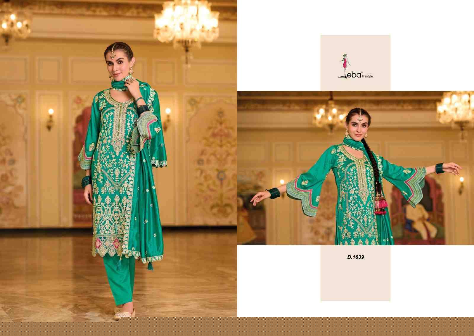 Anokhi By Eba Lifestyle 1639 To 1640 Series Beautiful Suits Colorful Stylish Fancy Casual Wear & Ethnic Wear Premium Silk Dresses At Wholesale Price