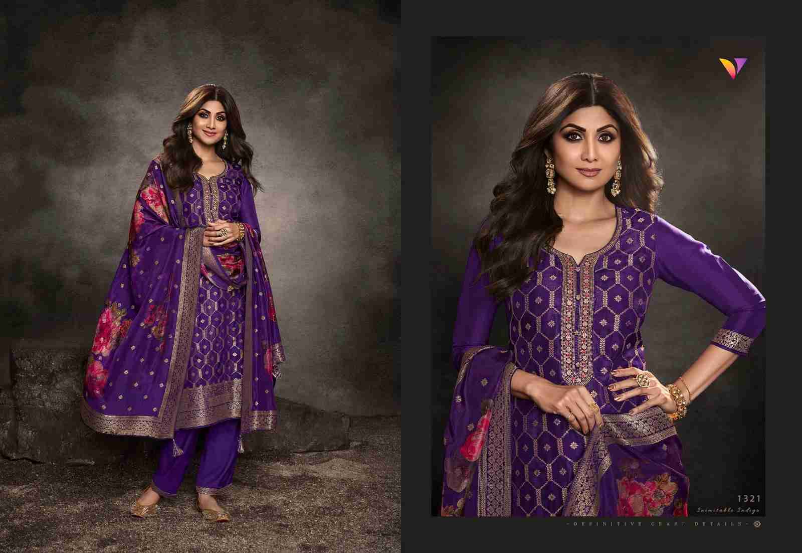 Shilpa Vol-11 By Vatsam 1321 To 1324 Series Beautiful Suits Colorful Stylish Fancy Casual Wear & Ethnic Wear Pure Viscose Jacquard Dresses At Wholesale Price