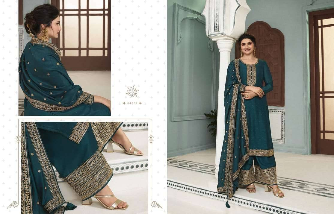Kaseesh Shaheen Vol-6 By Vinay Fashion 64861 To 64866 Series Beautiful Suits Colorful Stylish Fancy Casual Wear & Ethnic Wear Silk Georgette Dresses At Wholesale Price