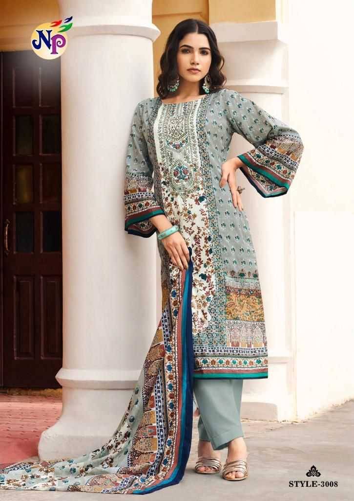 Filza Memon Vol-3 By Nand Gopal Print 3001 To 3008 Series Beautiful Festive Suits Stylish Fancy Colorful Casual Wear & Ethnic Wear Pure Cotton Digital Print Dresses At Wholesale Price