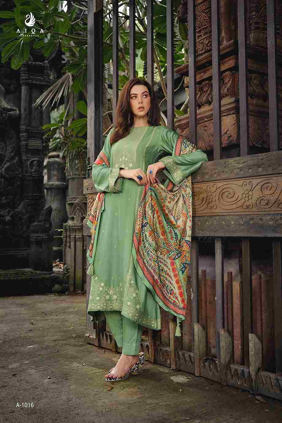 Kaifiyat By Aiqa 1016 To 1023 Series Beautiful Festive Suits Colorful Stylish Fancy Casual Wear & Ethnic Wear Pure Pashmina Digital Print Dresses At Wholesale Price