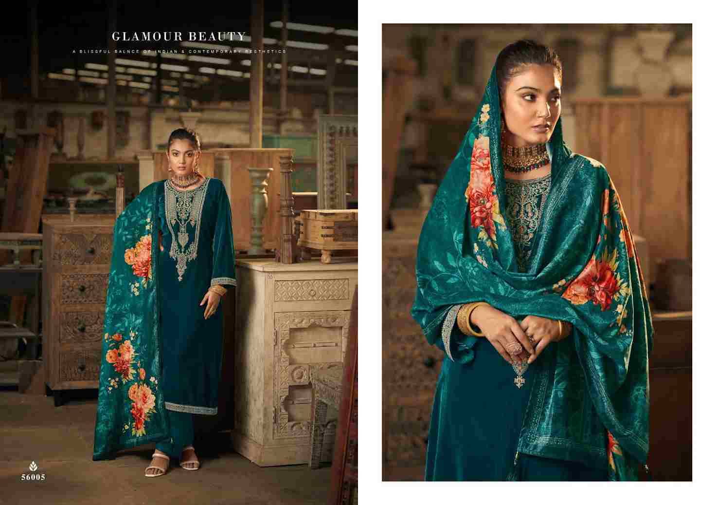 Gulnaz By Nishant Fashion 56001 To 56006 Series Beautiful Festive Suits Colorful Stylish Fancy Casual Wear & Ethnic Wear Pure Velvet Embroidered Dresses At Wholesale Price