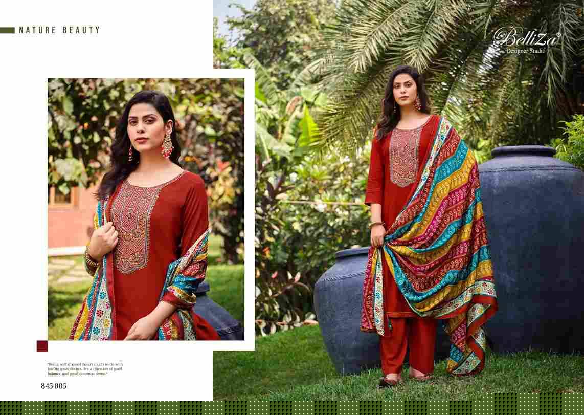 Lovina By Belliza 845-001 To 845-008 Series Beautiful Festive Suits Colorful Stylish Fancy Casual Wear & Ethnic Wear Pure Viscose Rayon Print Dresses At Wholesale Price