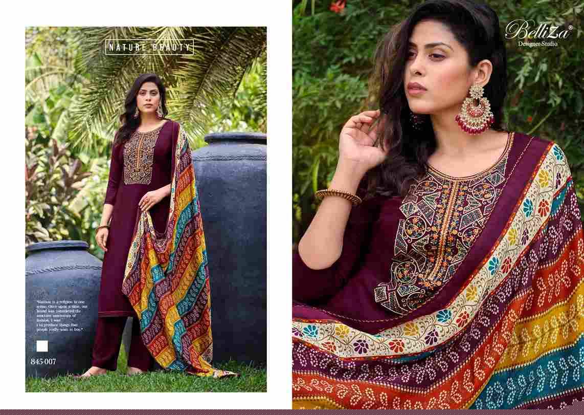 Lovina By Belliza 845-001 To 845-008 Series Beautiful Festive Suits Colorful Stylish Fancy Casual Wear & Ethnic Wear Pure Viscose Rayon Print Dresses At Wholesale Price