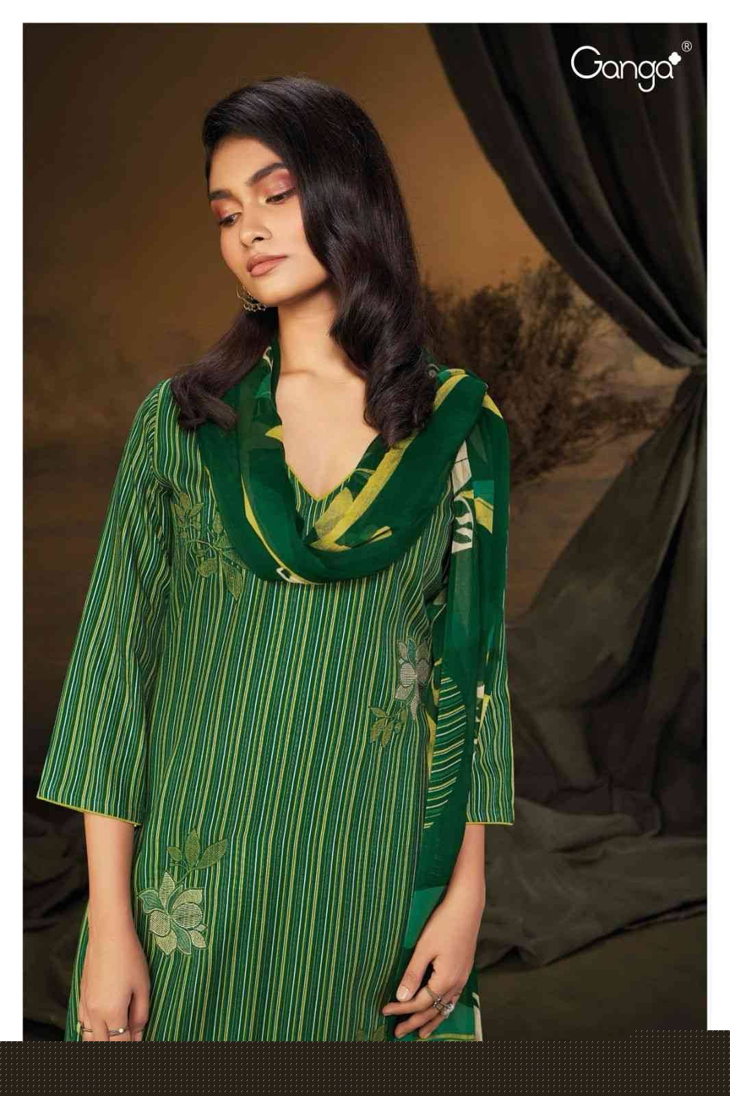 Vanji-2099 By Ganga Fashion 2099-A To 2099-D Series Beautiful Festive Suits Colorful Stylish Fancy Casual Wear & Ethnic Wear Pure Pashmina Embroidered Dresses At Wholesale Price