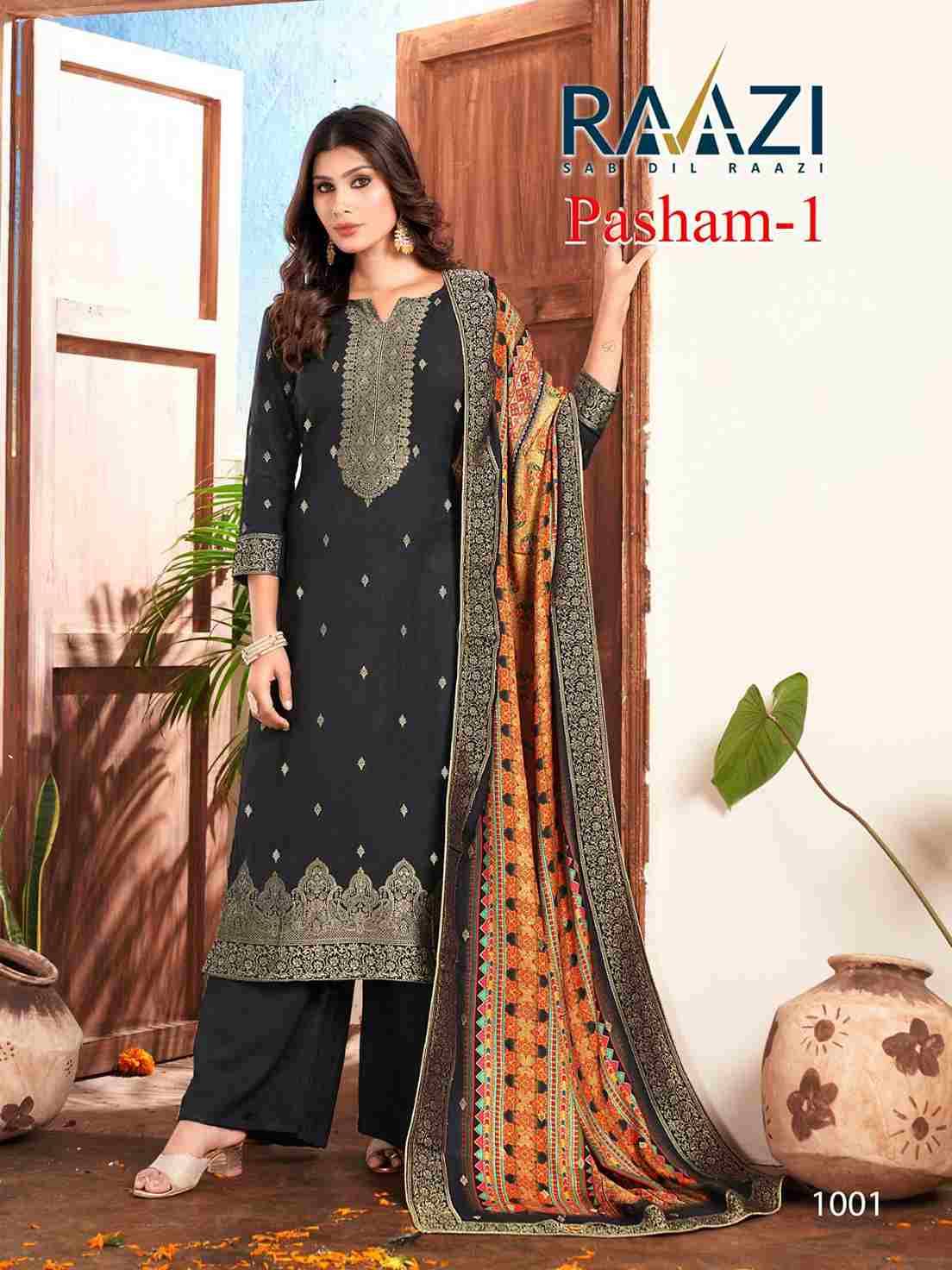 Pasham Vol-1 By Rama Fashion 1001 To 1006 Series Beautiful Stylish Festive Suits Fancy Colorful Casual Wear & Ethnic Wear & Ready To Wear Pure Viscose Pashmia Jacquard Dresses At Wholesale Price
