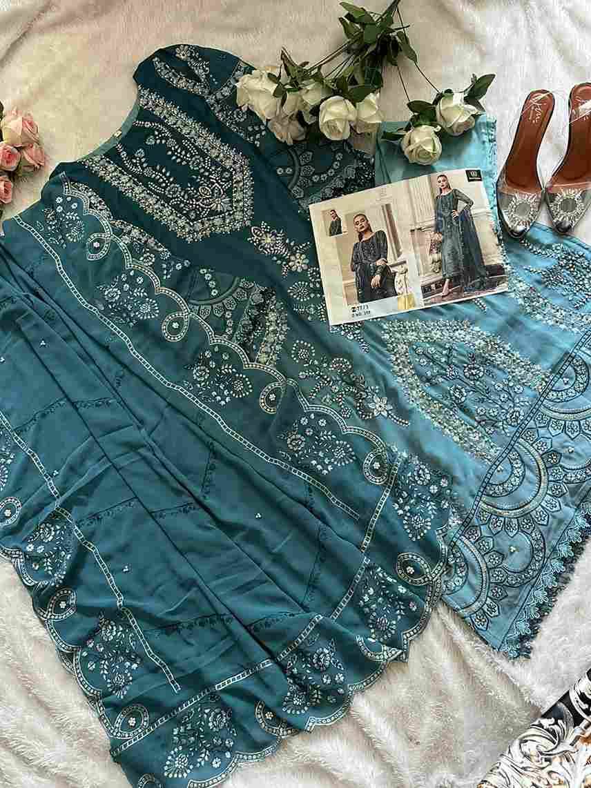 Ziaaz Designs Hit Design 359 By Ziaaz Designs Designer Pakistani Suits Beautiful Stylish Fancy Colorful Party Wear & Occasional Wear Cambric Cotton With Embroidery Dresses At Wholesale Price