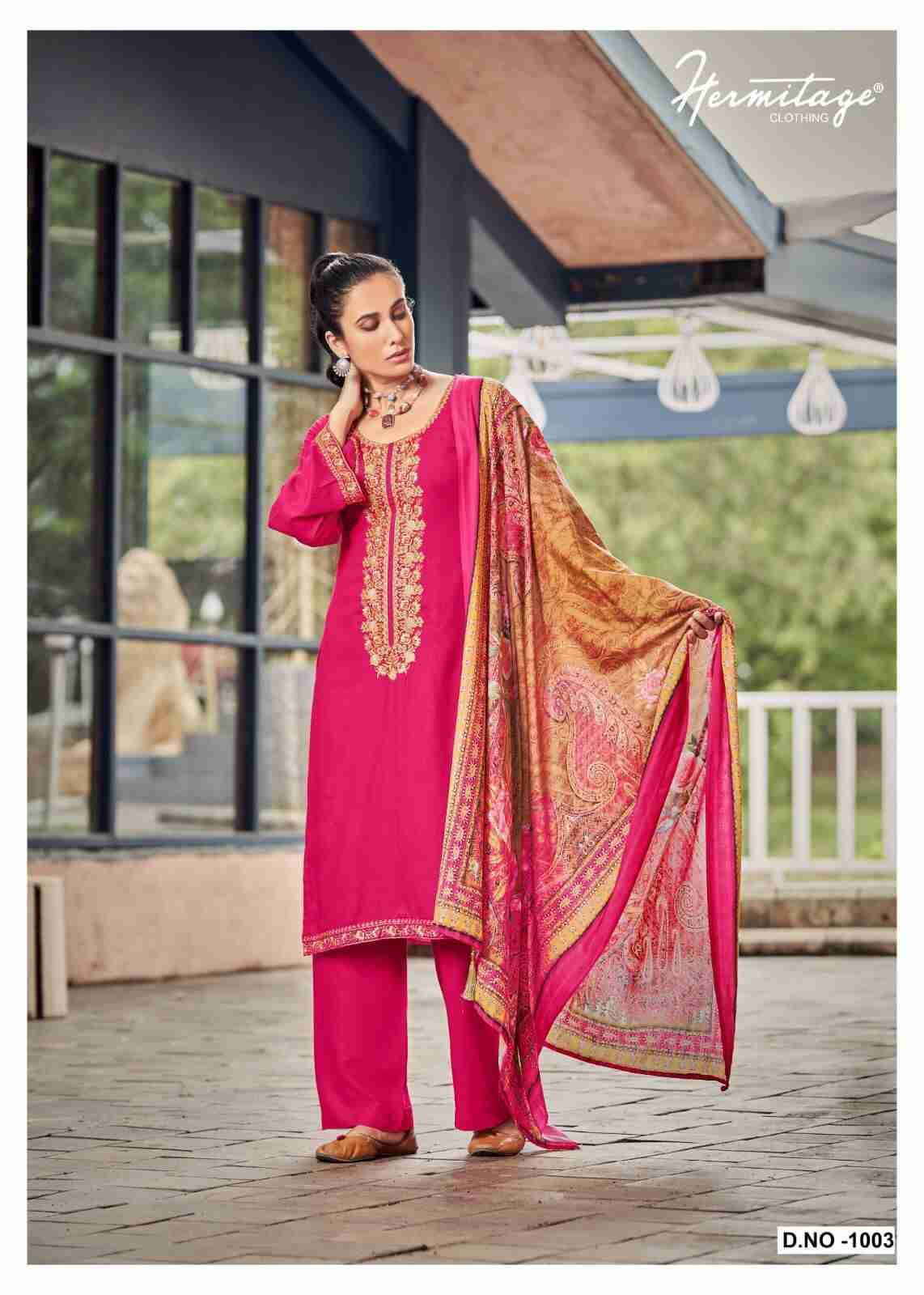 Begum By Hermitage 101 To 1005 Series Beautiful Festive Suits Stylish Fancy Colorful Party Wear & Occasional Wear Pure Viscose Rayon Cotton Dresses At Wholesale Price