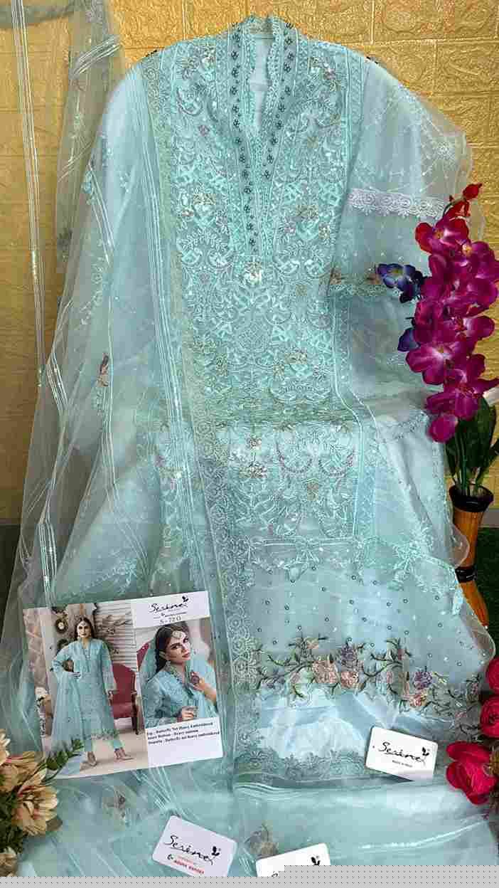 Serene Hit Design S-72 Colours Vol-2 By Serene S-72-E To S-72-H Series Designer Pakistani Suits Beautiful Fancy Colorful Stylish Party Wear & Occasional Wear Net Embroidered Dresses At Wholesale Price