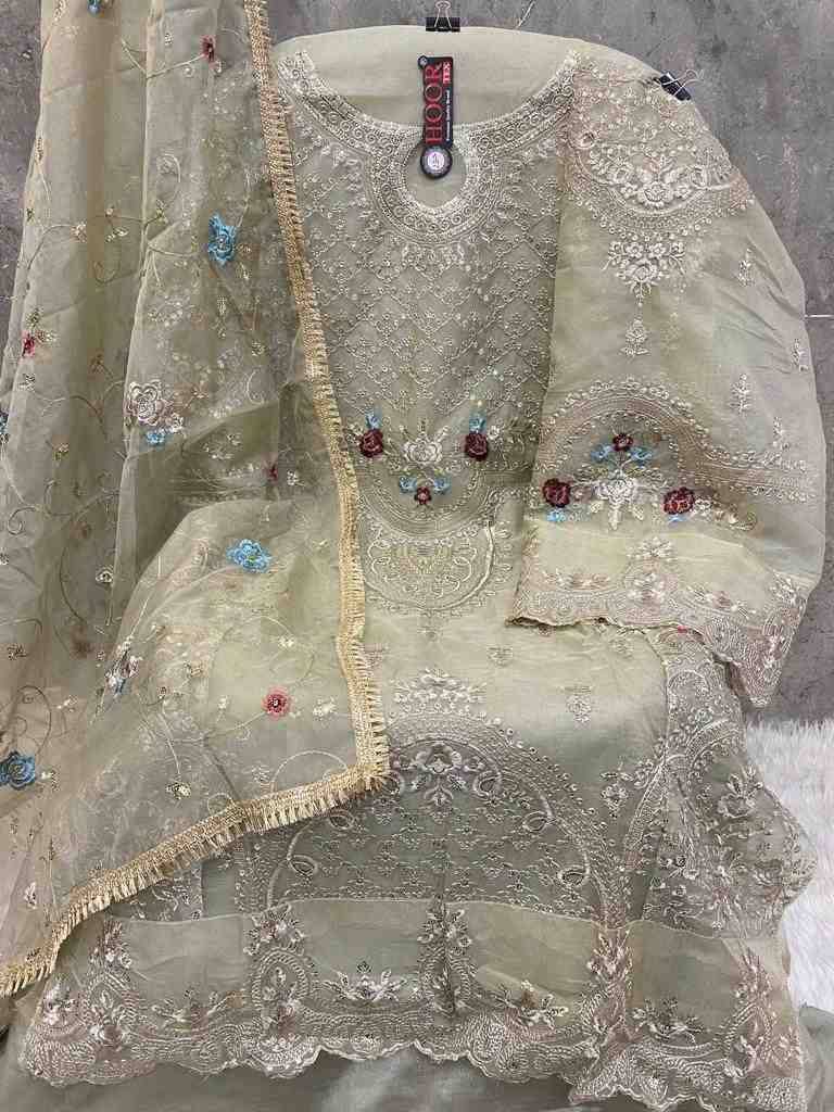Hoor Tex Hit Design OR-24 Colours By Hoor Tex OR-24-A To OR-24-E Series Designer Pakistani Suits Collection Beautiful Stylish Fancy Colorful Party Wear & Occasional Wear Dull Organza Dresses At Wholesale Price