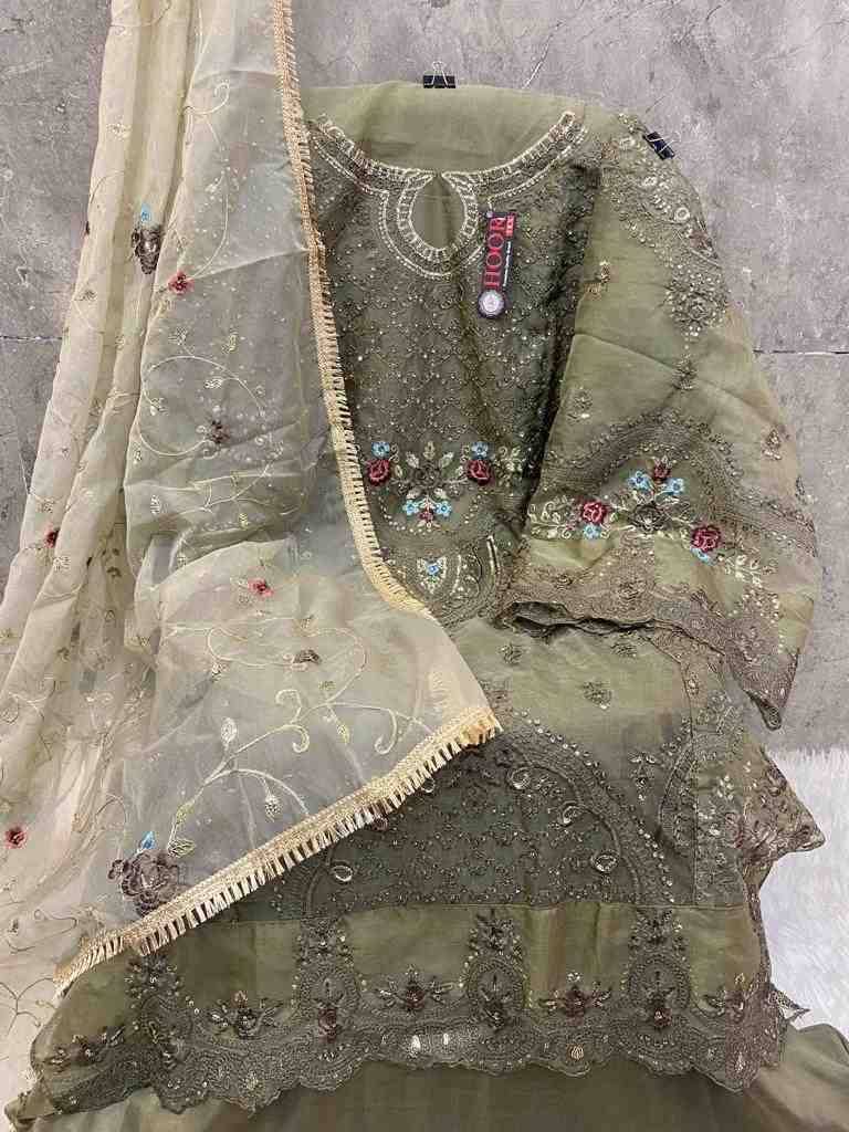 Hoor Tex Hit Design OR-24 Colours By Hoor Tex OR-24-A To OR-24-E Series Designer Pakistani Suits Collection Beautiful Stylish Fancy Colorful Party Wear & Occasional Wear Dull Organza Dresses At Wholesale Price