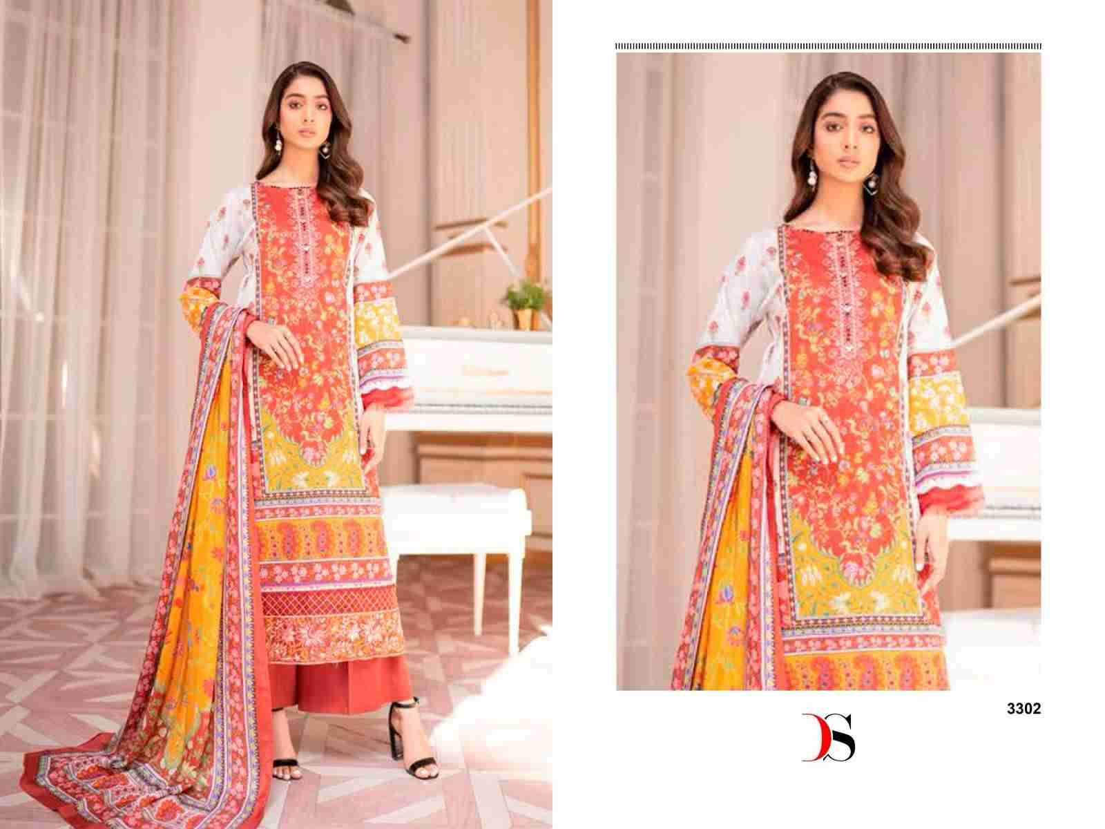 Firdous Morja Vol-2 By Deepsy Suits 3301 To 3305 Series Beautiful Festive Suits Stylish Fancy Colorful Casual Wear & Ethnic Wear Pure Cotton Print With Embroidery Dresses At Wholesale Price