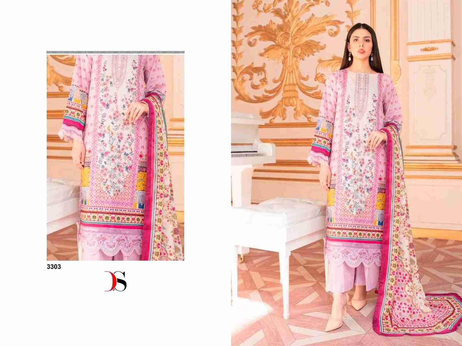 Firdous Morja Vol-2 By Deepsy Suits 3301 To 3305 Series Beautiful Festive Suits Stylish Fancy Colorful Casual Wear & Ethnic Wear Pure Cotton Print With Embroidery Dresses At Wholesale Price