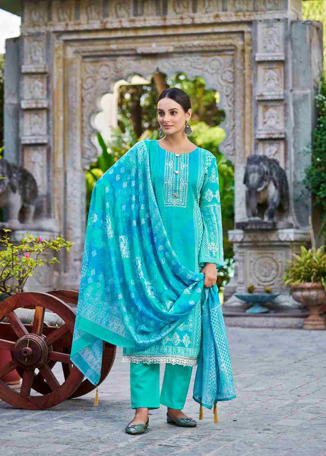 Aza Vol-3 By Hermitage 3001 To 3008 Series Beautiful Festive Suits Stylish Fancy Colorful Casual Wear & Ethnic Wear Pure Cotton Satin Dresses At Wholesale Price