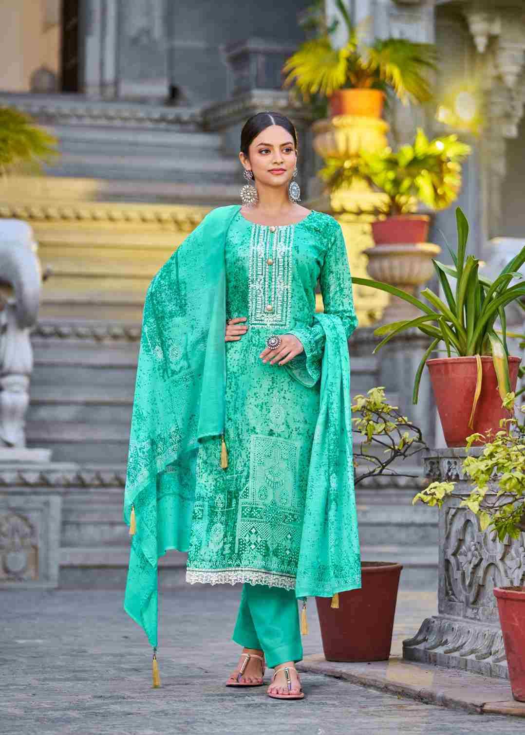 Aza Vol-3 By Hermitage 3001 To 3008 Series Beautiful Festive Suits Stylish Fancy Colorful Casual Wear & Ethnic Wear Pure Cotton Satin Dresses At Wholesale Price