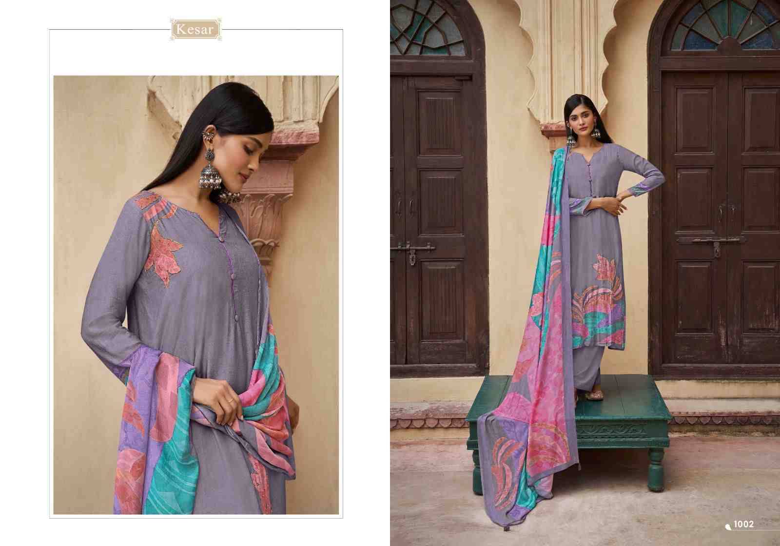 Sehar By Kesar 1001 To 1006 Series Beautiful Stylish Festive Suits Fancy Colorful Casual Wear & Ethnic Wear & Ready To Wear Pure Muslin Silk Dresses At Wholesale Price