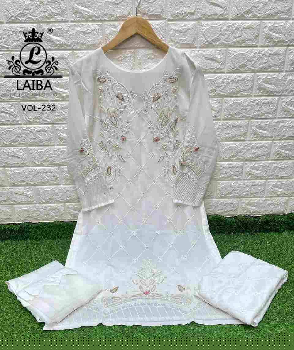 AM Vol-232 By Laiba 01 To 04 Series Beautiful Pakistani Suits Stylish Fancy Colorful Party Wear & Occasional Wear Pure Georgette Embroidered Dresses At Wholesale Price