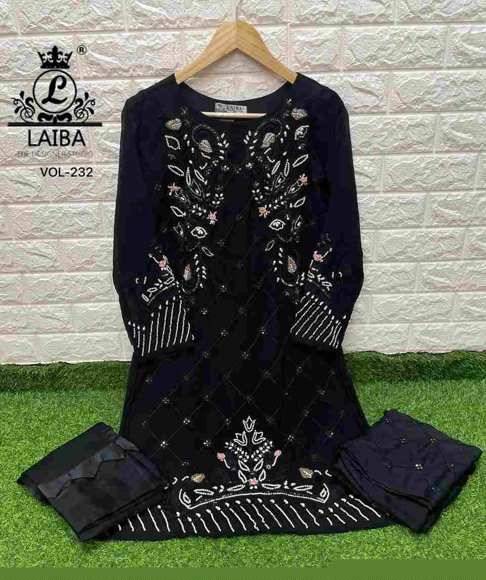AM Vol-232 By Laiba 01 To 04 Series Beautiful Pakistani Suits Stylish Fancy Colorful Party Wear & Occasional Wear Pure Georgette Embroidered Dresses At Wholesale Price