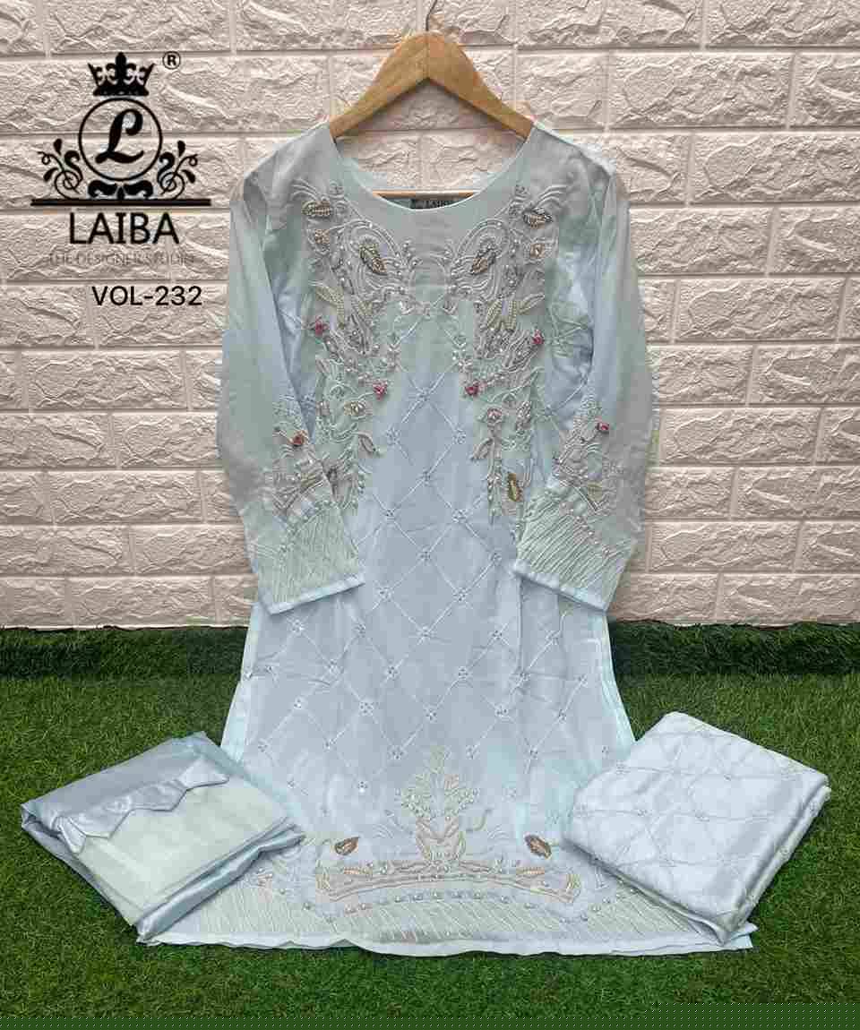 AM Vol-232 By Laiba 01 To 04 Series Beautiful Pakistani Suits Stylish Fancy Colorful Party Wear & Occasional Wear Pure Georgette Embroidered Dresses At Wholesale Price