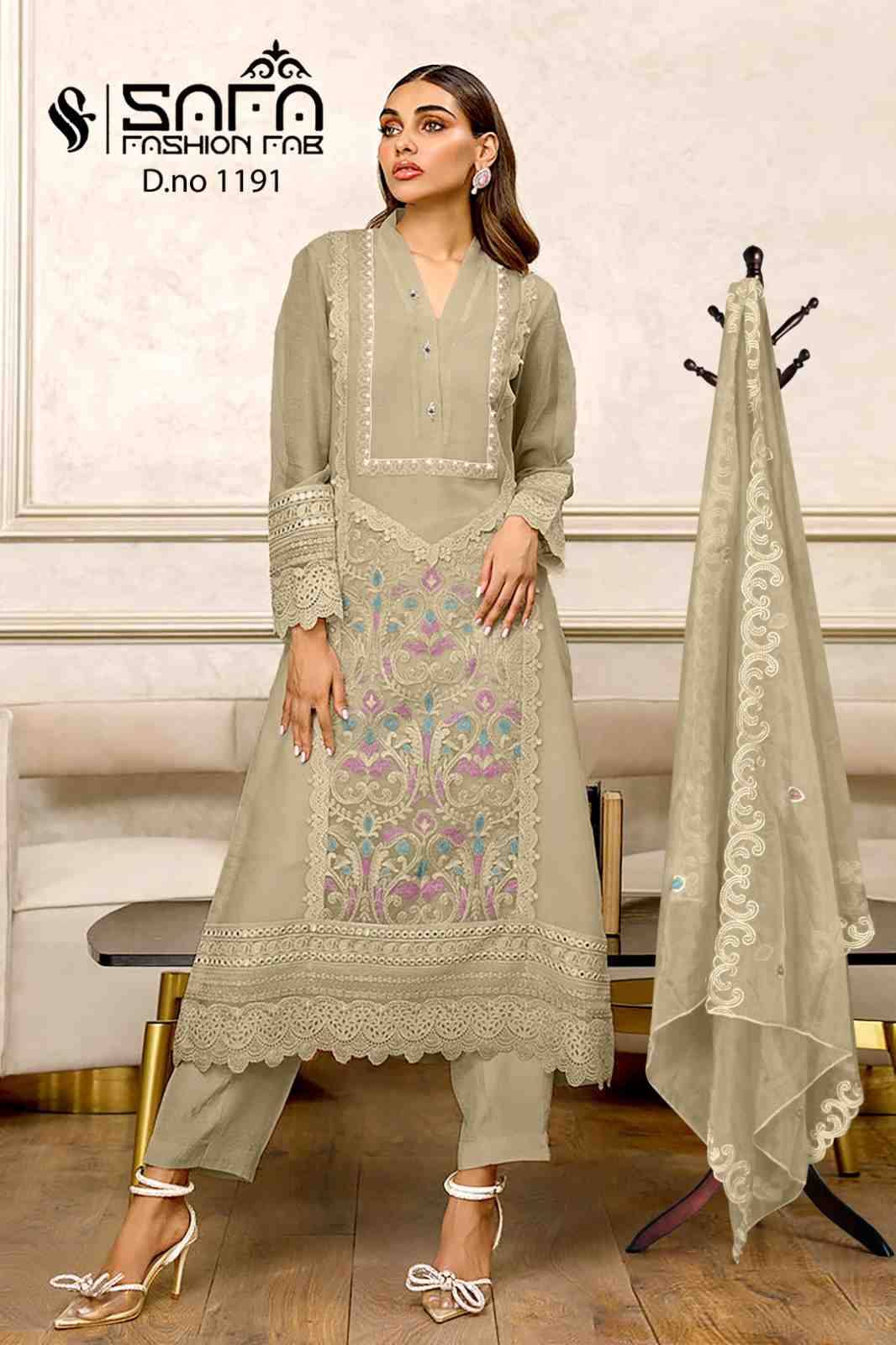 Safa 1191 Colours By Safa Fashion 1191-A To 1191-C Series Beautiful Pakistani Suits Stylish Fancy Colorful Party Wear & Occasional Wear Heavy Georgette Embroidered Dresses At Wholesale Price
