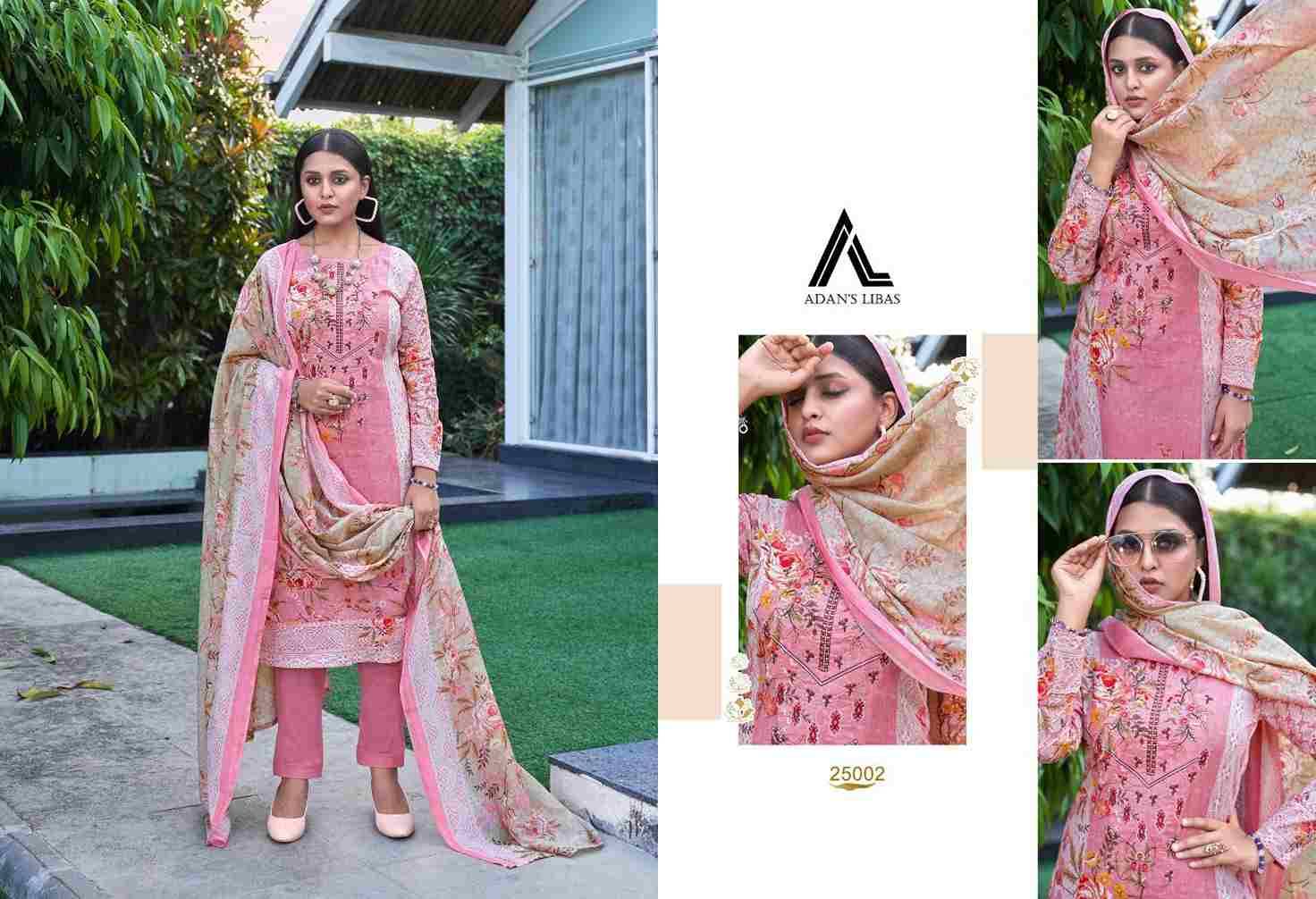 Naira Vol-25 By Adans Libas 25001 To 25008 Series Beautiful Festive Suits Stylish Fancy Colorful Casual Wear & Ethnic Wear Pure Cotton Print Dresses At Wholesale Price