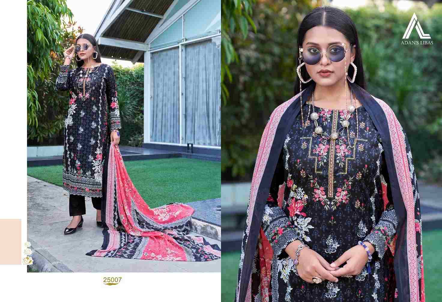 Naira Vol-25 By Adans Libas 25001 To 25008 Series Beautiful Festive Suits Stylish Fancy Colorful Casual Wear & Ethnic Wear Pure Cotton Print Dresses At Wholesale Price