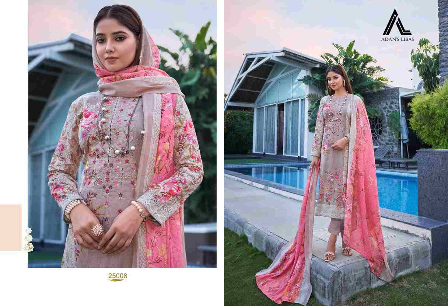 Naira Vol-25 By Adans Libas 25001 To 25008 Series Beautiful Festive Suits Stylish Fancy Colorful Casual Wear & Ethnic Wear Pure Cotton Print Dresses At Wholesale Price