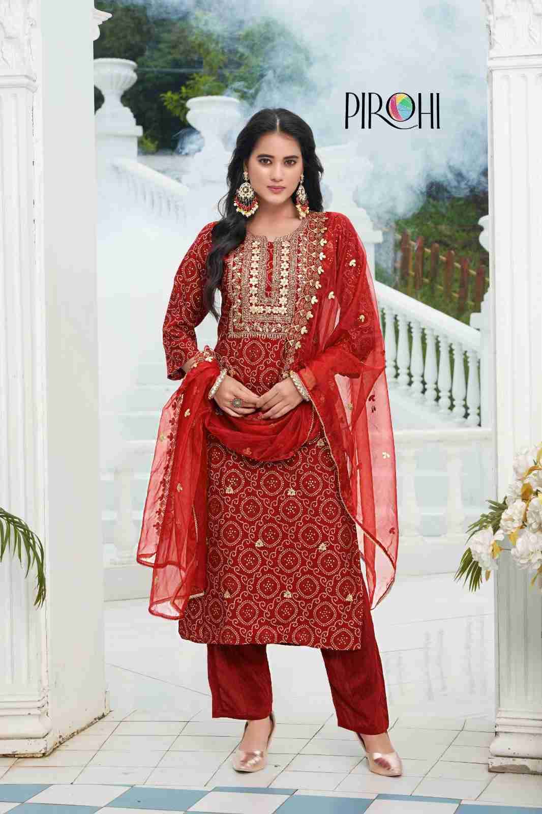 Bahara Vol-2 By Pirohi 4001 To 4004 Series Beautiful Festive Suits Stylish Fancy Colorful Party Wear & Occasional Wear Muslin Dresses At Wholesale Price