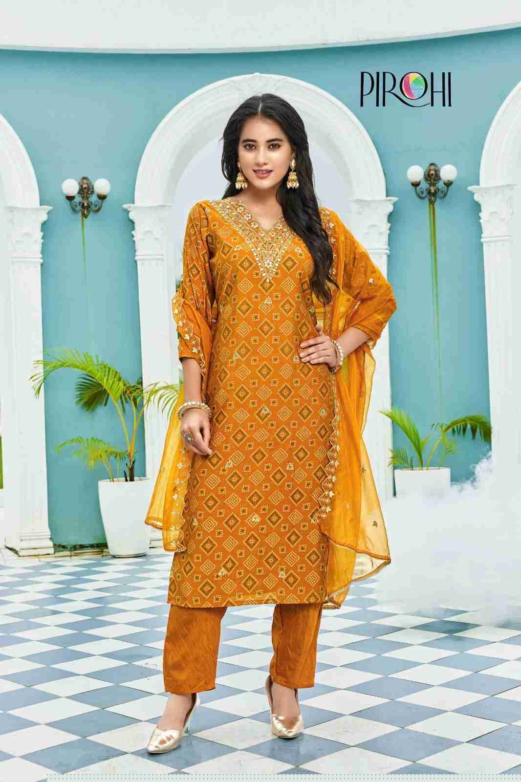 Bahara Vol-2 By Pirohi 4001 To 4004 Series Beautiful Festive Suits Stylish Fancy Colorful Party Wear & Occasional Wear Muslin Dresses At Wholesale Price