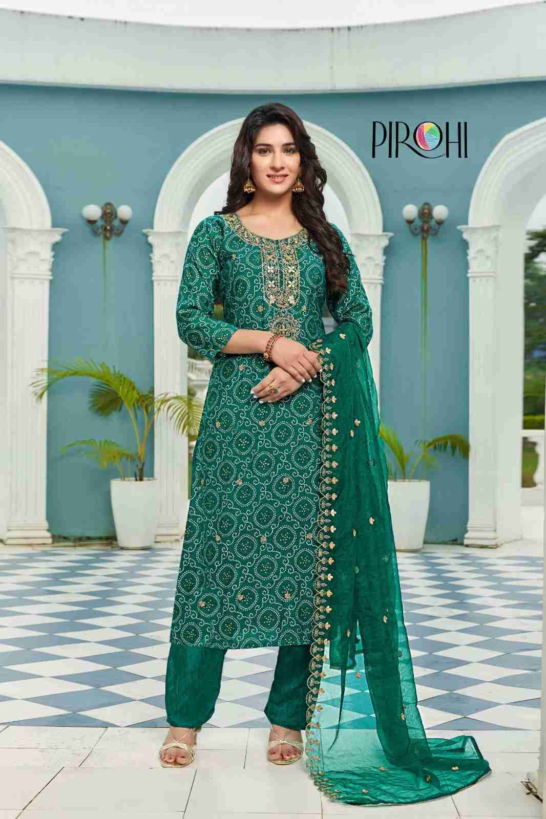 Bahara Vol-2 By Pirohi 4001 To 4004 Series Beautiful Festive Suits Stylish Fancy Colorful Party Wear & Occasional Wear Muslin Dresses At Wholesale Price