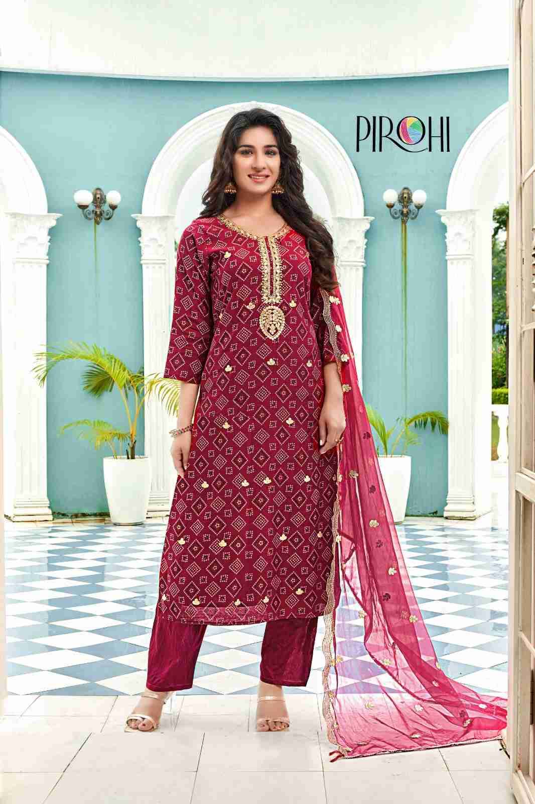 Bahara Vol-2 By Pirohi 4001 To 4004 Series Beautiful Festive Suits Stylish Fancy Colorful Party Wear & Occasional Wear Muslin Dresses At Wholesale Price