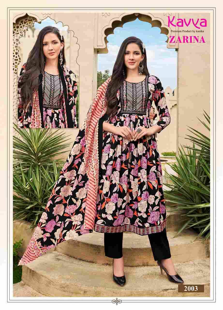Zarina Vol-2 By Kavya 2001 To 2010 Series Beautiful Festive Suits Stylish Fancy Colorful Party Wear & Occasional Wear Pure Cambric Cotton Dresses At Wholesale Price