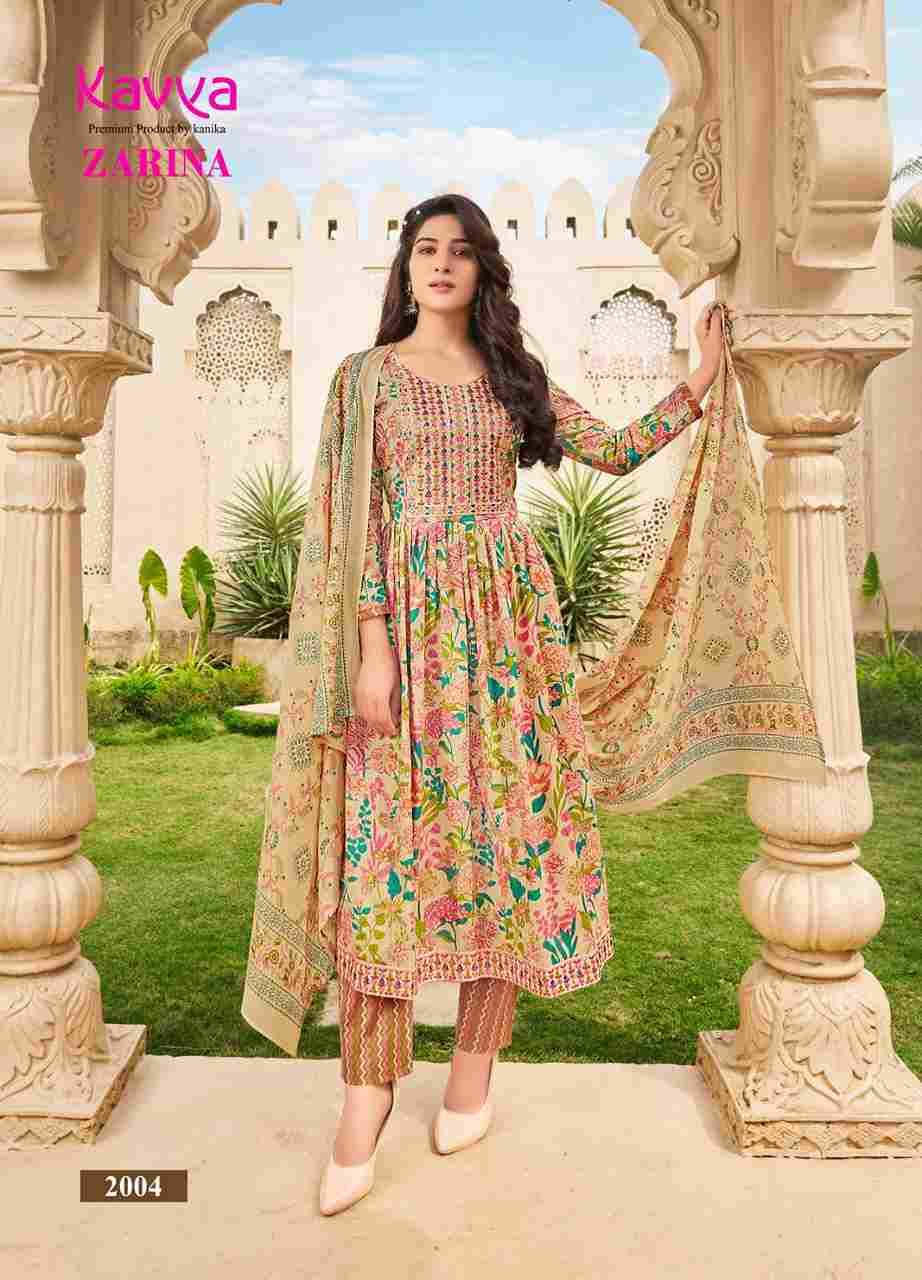 Zarina Vol-2 By Kavya 2001 To 2010 Series Beautiful Festive Suits Stylish Fancy Colorful Party Wear & Occasional Wear Pure Cambric Cotton Dresses At Wholesale Price
