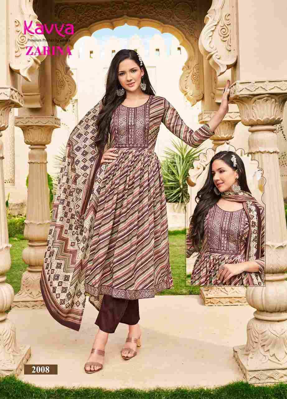 Zarina Vol-2 By Kavya 2001 To 2010 Series Beautiful Festive Suits Stylish Fancy Colorful Party Wear & Occasional Wear Pure Cambric Cotton Dresses At Wholesale Price