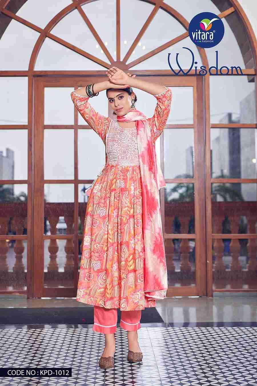 Wisdom By Vitara 1009 To 1012 Series Designer Stylish Fancy Colorful Beautiful Party Wear & Ethnic Wear Collection Rayon Foil Dresses At Wholesale Price