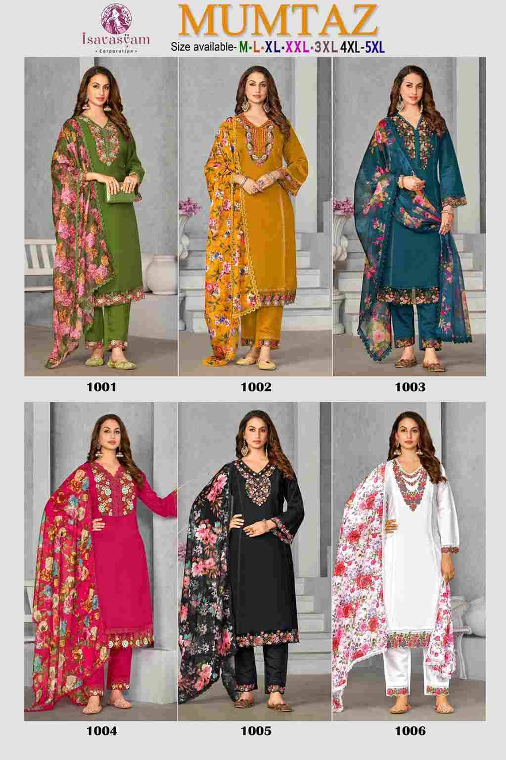 Mumtaz By Isavasyam 1001 To 1006 Series Designer Stylish Fancy Colorful Beautiful Party Wear & Ethnic Wear Collection Pure Silk Dresses At Wholesale Price