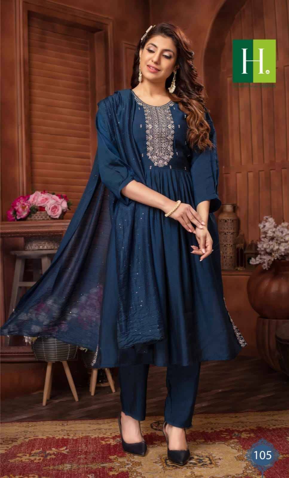 Sargam Vol-2 By Hirwa 101 To 106 Series Designer Stylish Fancy Colorful Beautiful Party Wear & Ethnic Wear Collection Pure Silk Dresses At Wholesale Price