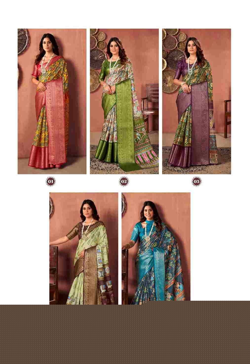 Riwaa By Sr 01 To 10 Series Indian Traditional Wear Collection Beautiful Stylish Fancy Colorful Party Wear & Occasional Wear Kota Checks Sarees At Wholesale Price