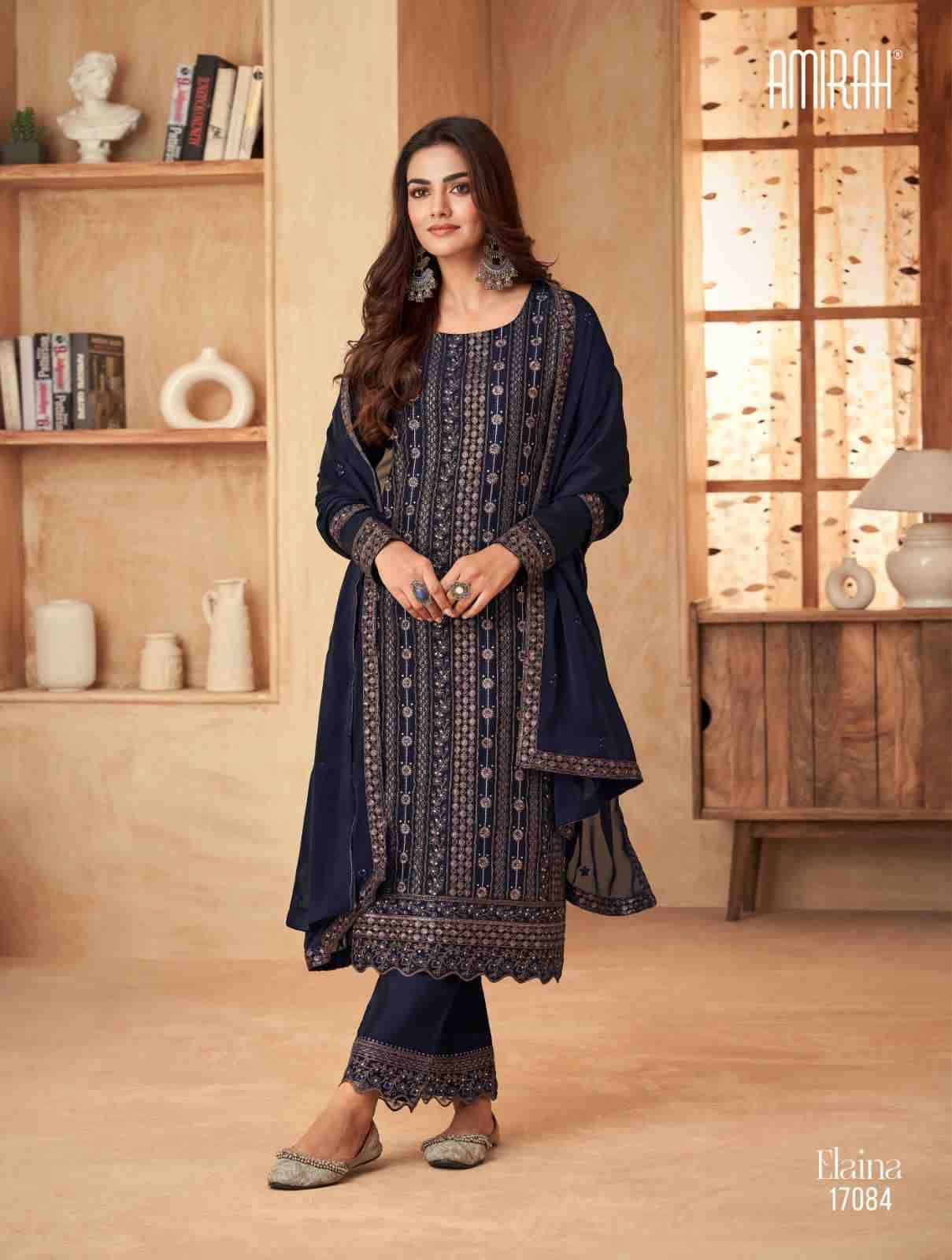 Elaina By Amirah 17081 To 17086 Series Designer Festive Suits Collection Beautiful Stylish Fancy Colorful Party Wear & Occasional Wear Rangoli Silk Dresses At Wholesale Price