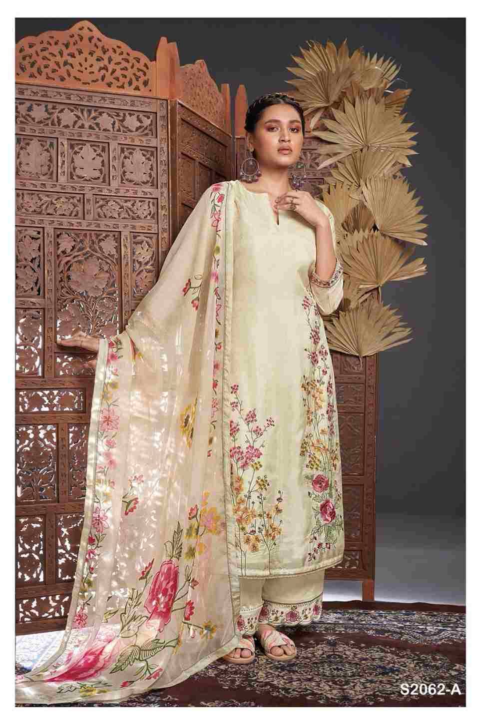 Romy-2062 By Ganga Fashion 2062-A To 2062-C Series Designer Festive Suits Beautiful Stylish Fancy Colorful Party Wear & Occasional Wear Bemberg Silk Dresses At Wholesale Price