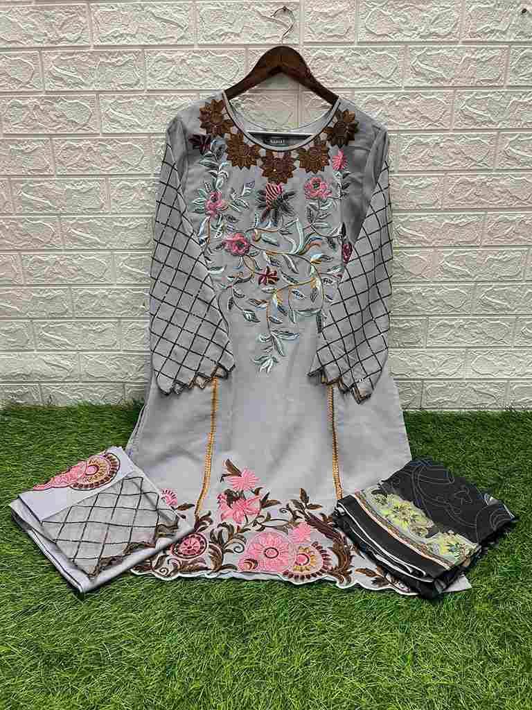 Naimat-1080 Colours By Naimat Fashion Studio 1080-A To 1080-C Series Beautiful Stylish Festive Suits Fancy Colorful Casual Wear & Ethnic Wear & Ready To Wear Pure Faux Embroidered Dresses At Wholesale Price