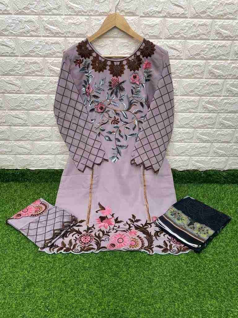 Naimat-1080 Colours By Naimat Fashion Studio 1080-A To 1080-C Series Beautiful Stylish Festive Suits Fancy Colorful Casual Wear & Ethnic Wear & Ready To Wear Pure Faux Embroidered Dresses At Wholesale Price