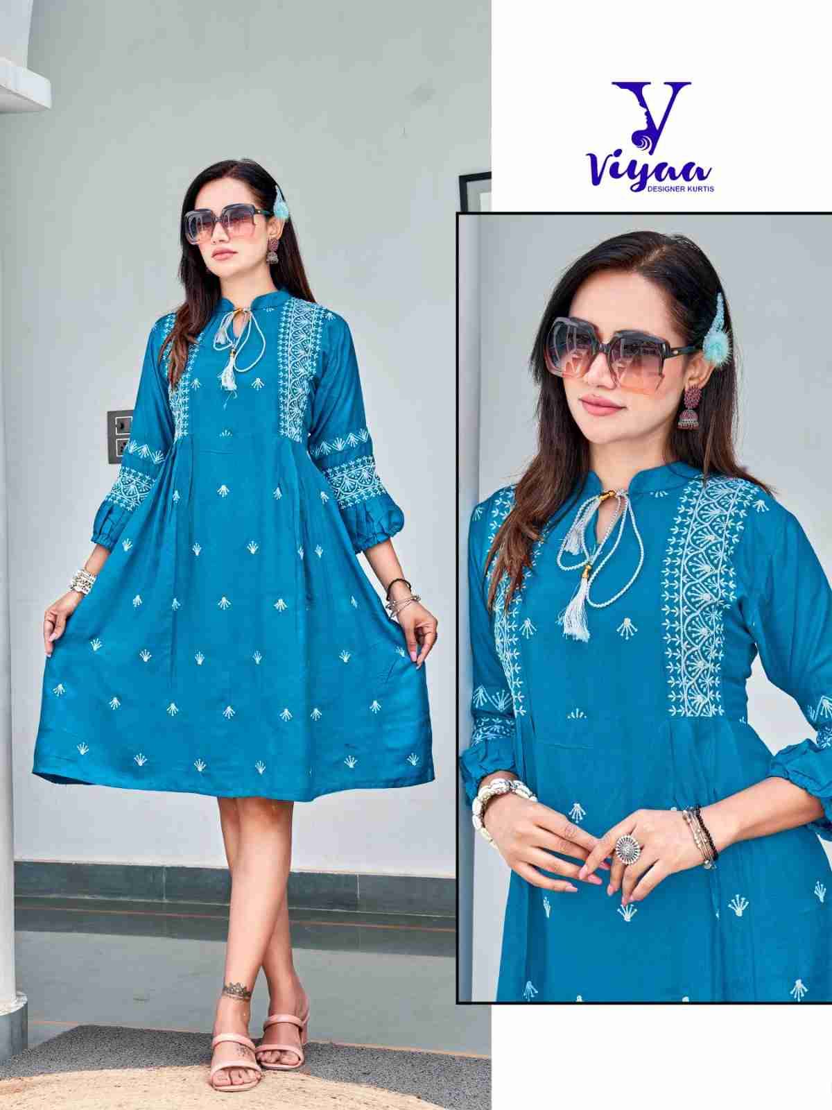 Candy By Viyaa Designer 01 To 08 Series Designer Festive Suits Collection Beautiful Stylish Fancy Colorful Party Wear & Occasional Wear Rayon Slub Kurtis At Wholesale Price