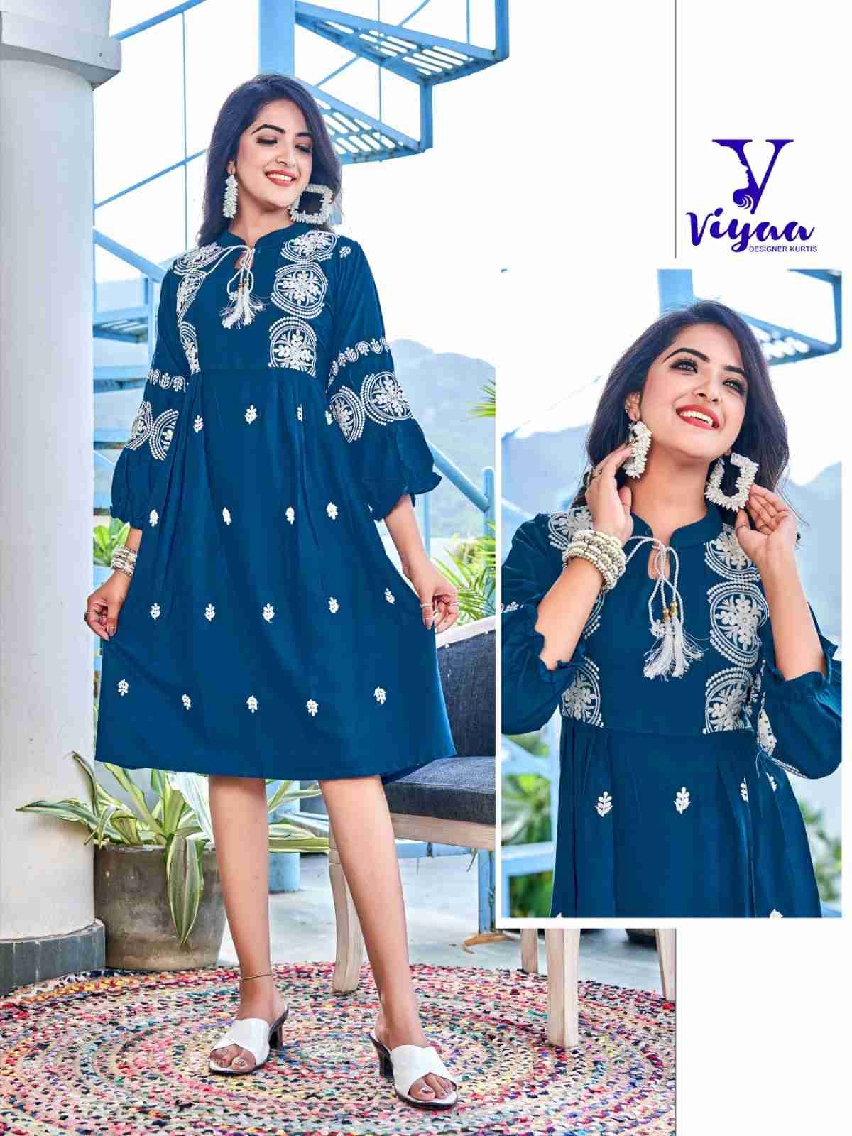 Candy By Viyaa Designer 01 To 08 Series Designer Festive Suits Collection Beautiful Stylish Fancy Colorful Party Wear & Occasional Wear Rayon Slub Kurtis At Wholesale Price