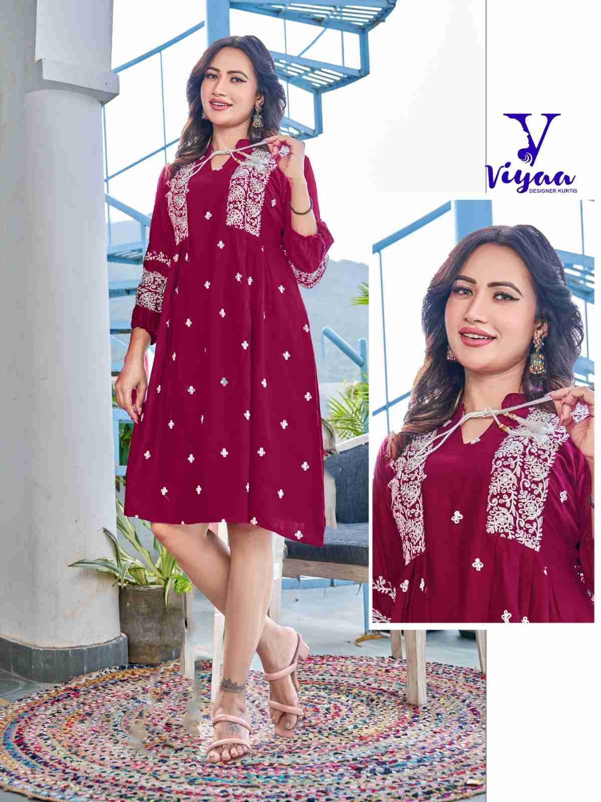 Candy By Viyaa Designer 01 To 08 Series Designer Festive Suits Collection Beautiful Stylish Fancy Colorful Party Wear & Occasional Wear Rayon Slub Kurtis At Wholesale Price